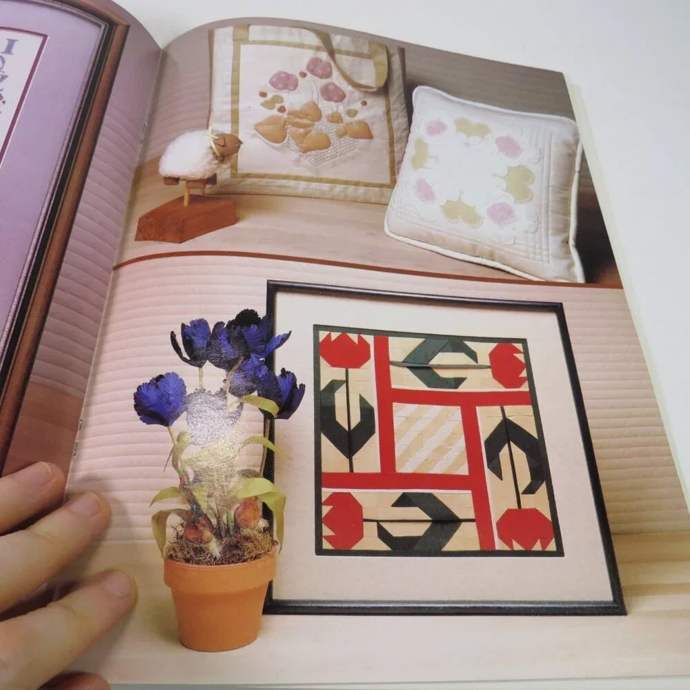 Farmhouse Quilting and Cross Stitching 41 page PATTERN BOOK 1982